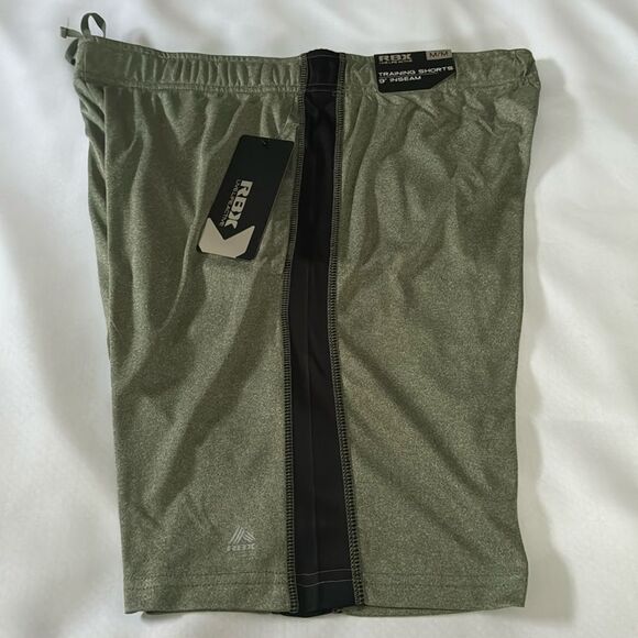 RBX Training Shorts Mens Medium Green - Picture 1 of 3